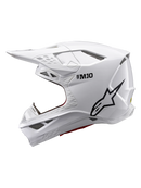 Мотокрос каска ALPINESTARS SM10 SOLID WHITE - Avtozona