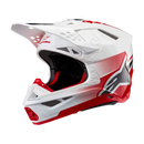 Мотокрос каска ALPINESTARS SM10 UNIT RD/WT - Avtozona