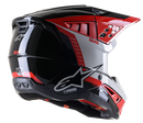 МОТОКРОС КАСКА ALPINESTARS SM5 BEAM BLACK/GRAY/RED - Avtozona
