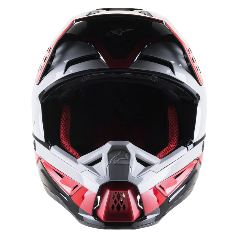 МОТОКРОС КАСКА ALPINESTARS SM5 BEAM BLACK/GRAY/RED - Avtozona