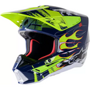 Мотокрос каска ALPINESTARS SM5 RASH NV/YL - Avtozona