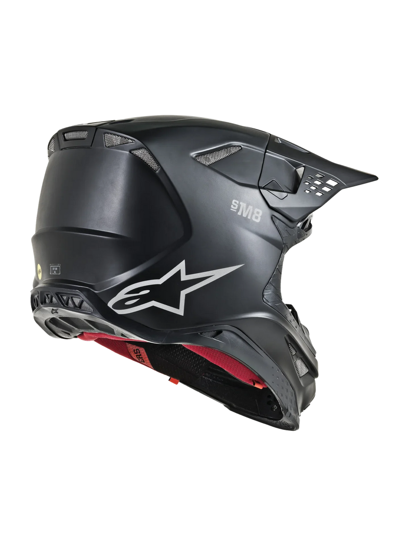 Мотокрос каска ALPINESTARS SM8 BLACK - Avtozona