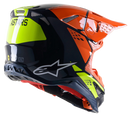 МОТОКРОС КАСКА ALPINESTARS SM8 FACTORY BL/OR/YL - Avtozona
