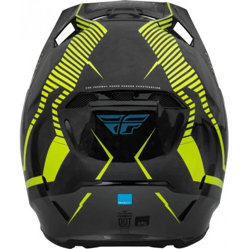 МОТОКРОС КАСКА FLY RACING FORMULA CARBON TRACER HELMET - HI-VIS/BLACK - Avtozona