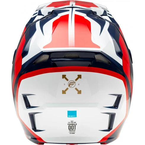 МОТОКРОС КАСКА FLY RACING FORMULA CP KRYPTON - RED/WHITE/NAVY - Avtozona