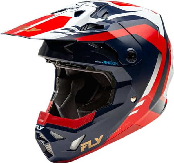 МОТОКРОС КАСКА FLY RACING FORMULA CP KRYPTON - RED/WHITE/NAVY - Avtozona