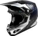 МОТОКРОС КАСКА FLY RACING FORMULA SMART CARBON LEGACY-BLUE/SILVER - Avtozona