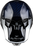 МОТОКРОС КАСКА FLY RACING FORMULA SMART CARBON LEGACY-BLUE/SILVER - Avtozona