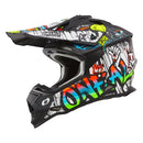 Мотокрос каска O’NEAL 2SERIES RANCID BLACK/WHITE - Avtozona
