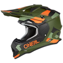 Мотокрос каска O’NEAL 2SERIES SPYDE V.23 GREEN/BLACK/ORANGE - Avtozona