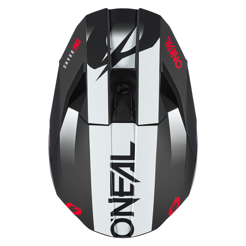 Мотокрос каска O’NEAL O’NEAL 3SERIES HEXX BLACK/WHITE/RED V.24 - Avtozona