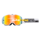 Мотокрос очила B-20 PROXY WHITE/BLACK - RADIUM RED - Avtozona