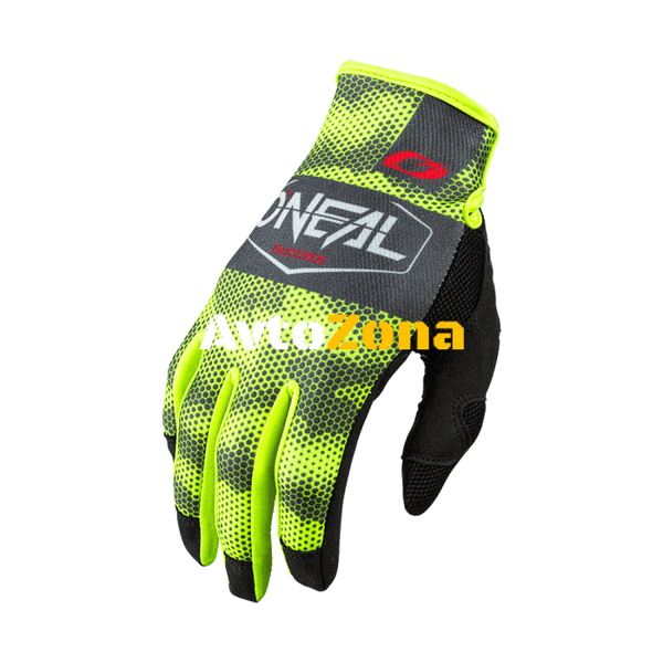 Мотокрос ръкавици O’NEAL COVERT CHARCOAL/NEON YELLOW - Avtozona