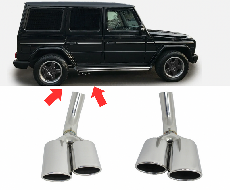 Накрайници за Mercedes G-Class W463 - G500 G55 G63 G65 (1998-Up) - Avtozona