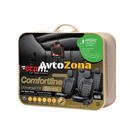 Тапицерия Комфортлайн - черно/червен кант - Avtozona