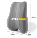 Ортопедична анатомична възглавница за лумбална опора от мемори пяна - Avtozona