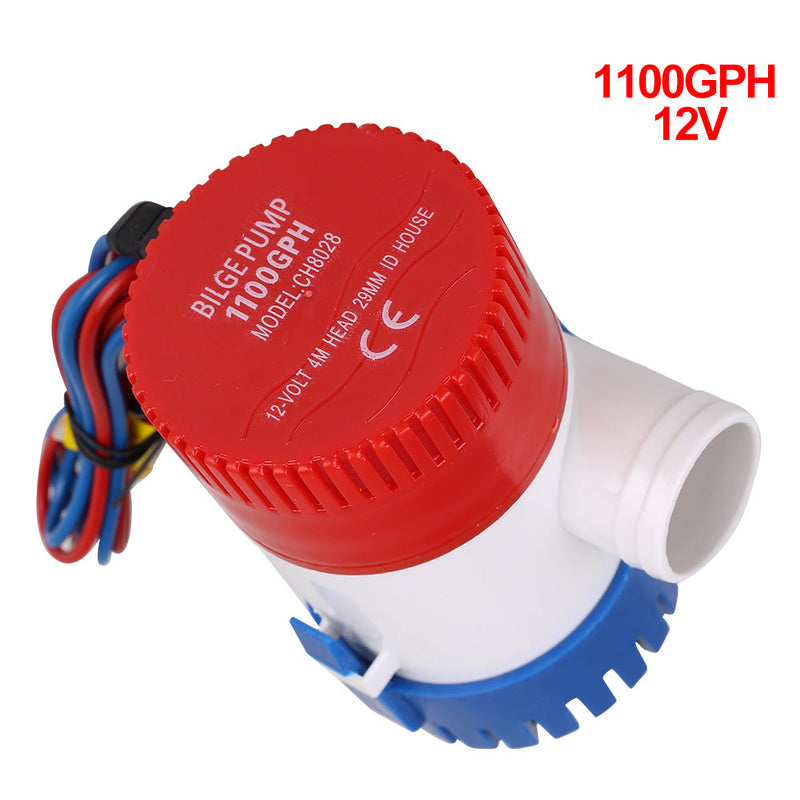 Отводнителна потопяема водна помпа – 12V 1100GPH - Avtozona