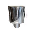 Vârf de evacuare - formă ovală, simplu