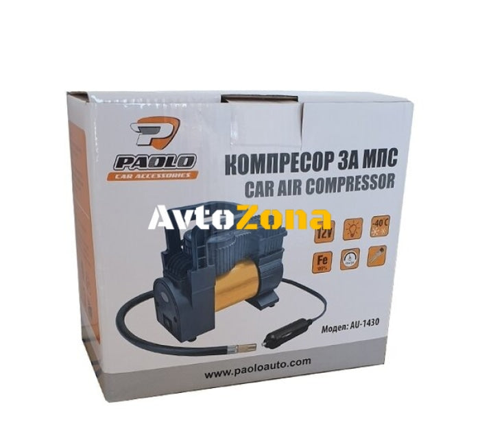 КОМПРЕСОР ЗА ГУМИ 12V - AU-1430 - Avtozona