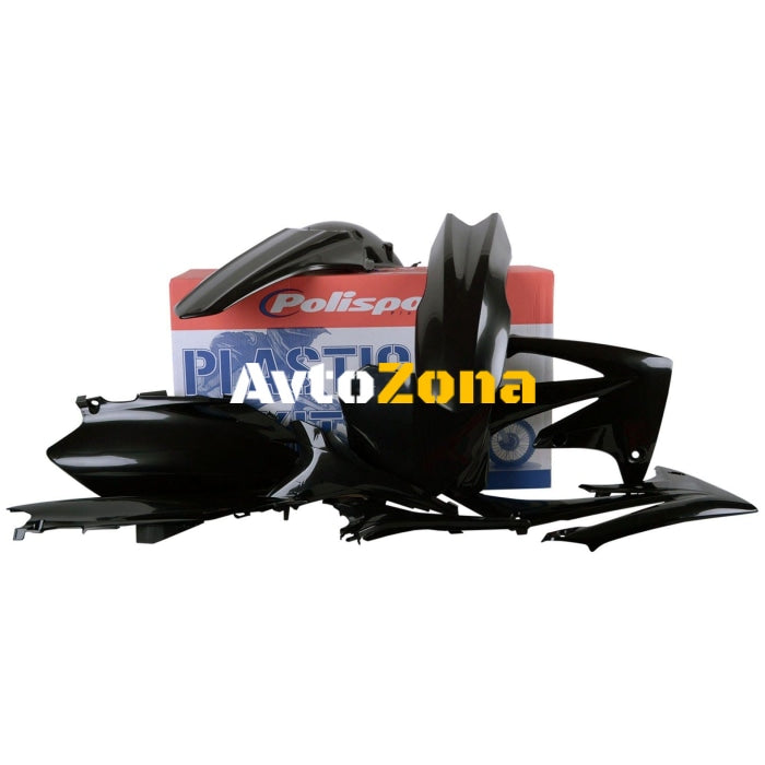 Пластмасов MX кит POLISPORT за HONDA CRF250R - 2014-17 / CRF450R - 2012-16 Black - Avtozona