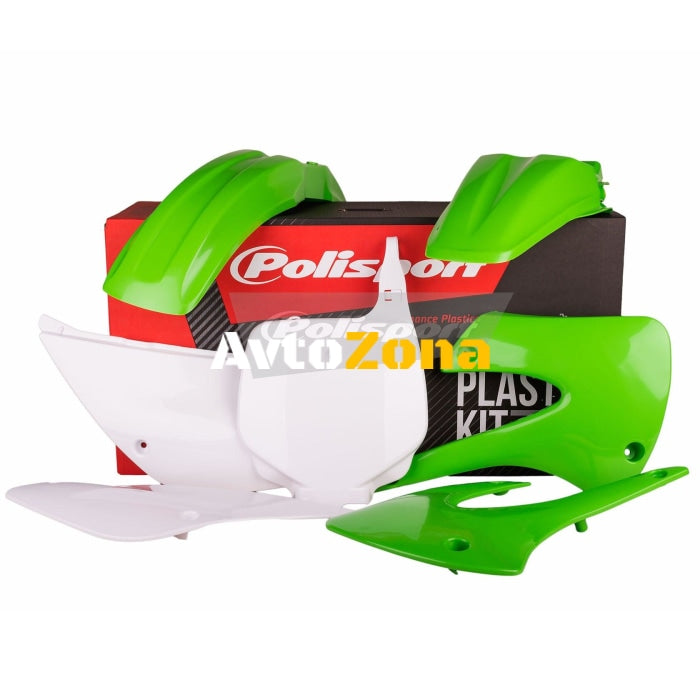 Пластмасов MX кит Polisport за Kawasaki KX85 - 2001-13 OEM Color 11-12 - Avtozona