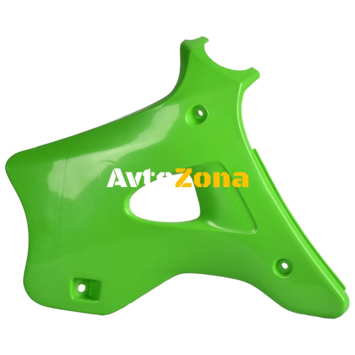 Пластмасови капаци за радиатор Polisport Kawasaki KX125 / 250 - 1994-98 Green OEM Color - Avtozona