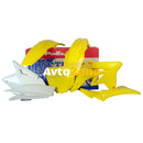 Пластмасов MX кит Polisport за Suzuki RMZ250 -2007-09 Yellow/White OEM Color (09) - Avtozona