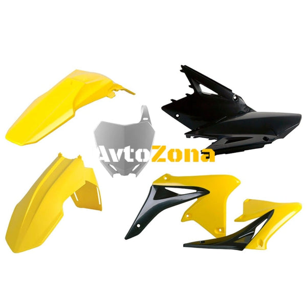 Пластмасов MX кит Polisport за Suzuki RMZ450 2008-17 OEM Color (17) - Avtozona