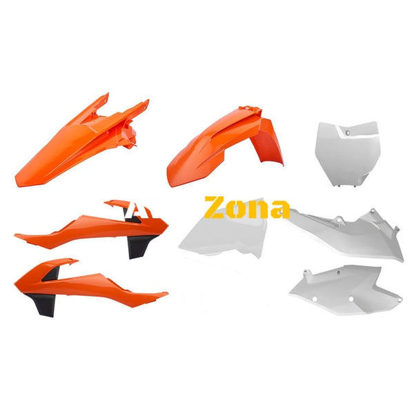 Пластмасов MX Replica кит POLISPORT за KTM SX/ SX-F/ XC/ XC-F - 2019-21 OEM Color - Avtozona