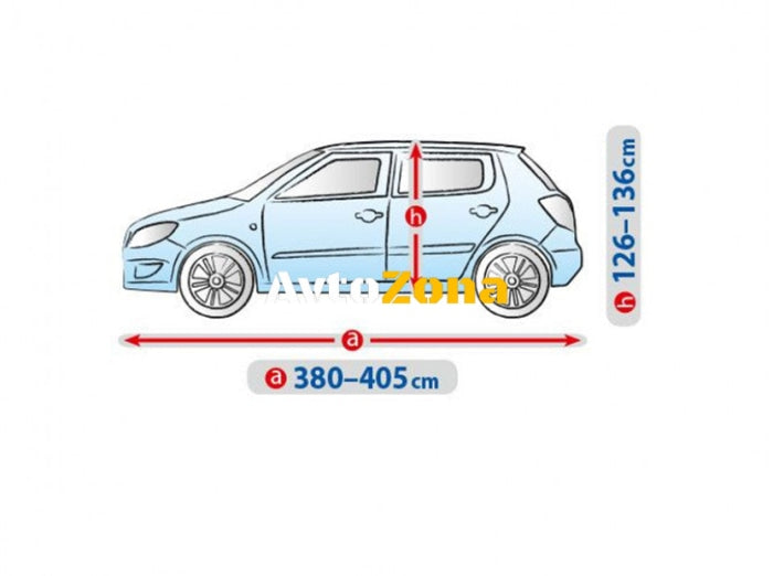 Покривало Kegel Basic garage размер M2 сиво за хечбек - Avtozona