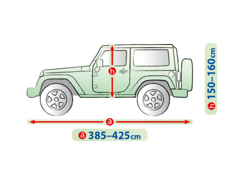 Покривало Kegel серия Mobile размер M сиво за Jeep Wrangler - Avtozona