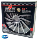 Тасове Argo 15’’ Kendo Silver/Black 4 броя - Avtozona