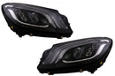 Предна броня с Full LED фарове за Mercedes S-Class W222 (2013-06.2017) с дизайн S63 - Avtozona