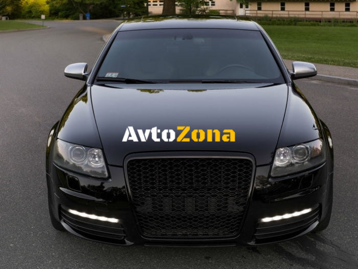 Предна решетка за Audi A6 4F 4F2 C6 (2004-2011) RS Дизайн Черно - Avtozona