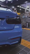 Stopuri LED pentru BMW Seria 3 F30 2013-2018 RED SMOKE M4