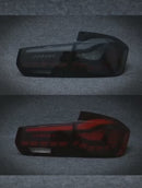 Stopuri LED pentru BMW Seria 3 F30 2013-2018 RED SMOKE M4