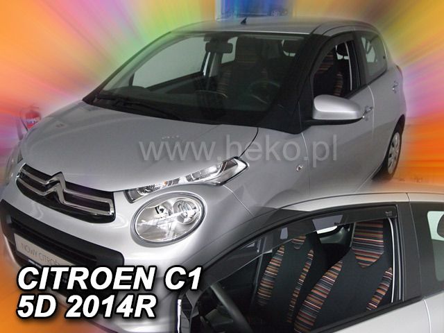 Ветробрани Team HEKO за CITROEN C1 / TOYOTA AYGO (2014 + ) 5 врати - 2бр. предни - Avtozona