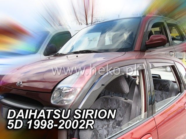 Ветробрани Team HEKO за DAIHATSU SIRION (1998-2005) 5 врати - 4бр. предни и задни - Avtozona