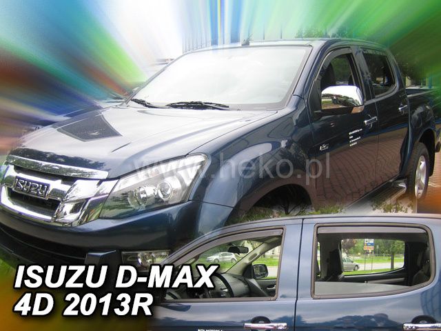 Ветробрани Team HEKO за ISUZU D-MAX (2012 + ) 4 врати - 4бр. предни и задни - Avtozona