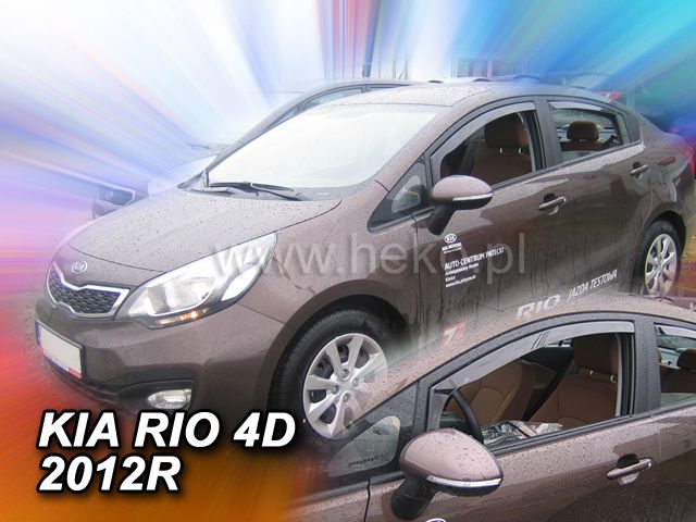 Ветробрани Team HEKO за KIA RIO (1999-2005) 5 врати - 4бр. предни и задни - Avtozona