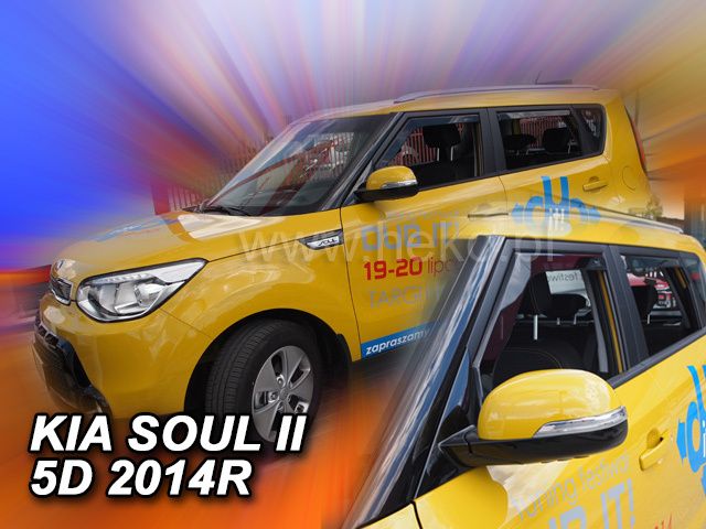 Ветробрани Team HEKO за KIA SOUL (2014 + ) 5 врати - 4бр. предни и задни - Avtozona