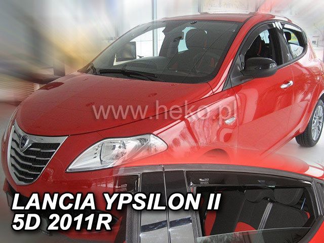 Ветробрани Team HEKO за LANCIA YPSILON (2011 + ) 5 врати - 4бр. предни и задни - Avtozona