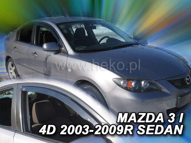 Ветробрани Team HEKO за MAZDA 3 (2003-2009) 5 врати - 4бр. предни и задни - Avtozona