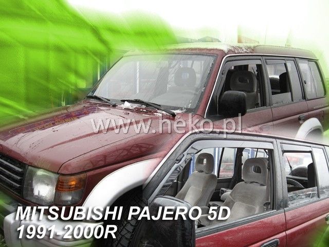 Ветробрани Team HEKO за MITSUBISHI PAJERO (1991-1999) 5 врати - 4бр. предни и задни - Avtozona