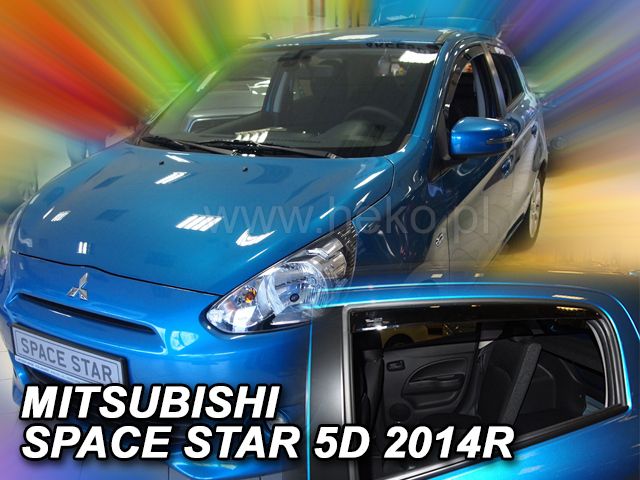 Ветробрани Team HEKO за MITSUBISHI SPACE STAR (1998-2005) 5 врати - 4бр. предни и задни - Avtozona