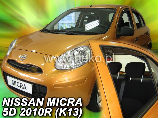 Ветробрани Team HEKO за NISSAN MICRA (2010 + ) 5 врати - 2бр. предни - Avtozona