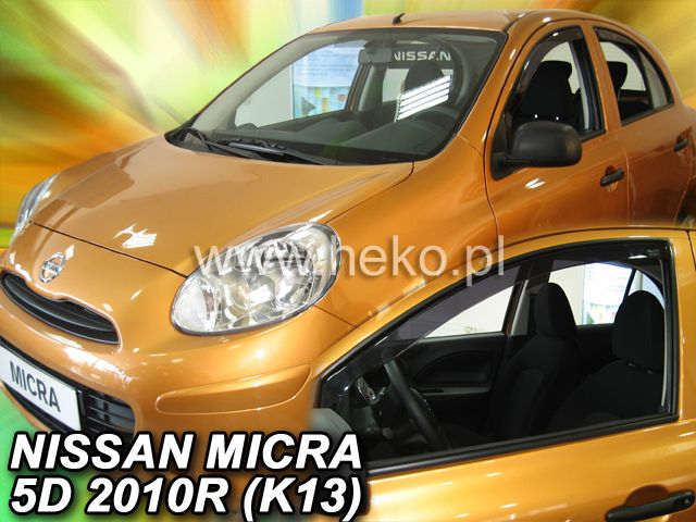 Ветробрани Team HEKO за NISSAN MICRA (2010 + ) 5 врати - 4бр. предни и задни - Avtozona