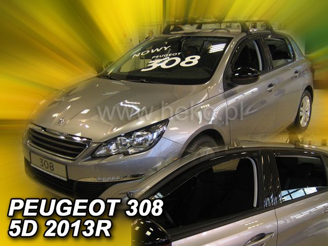 Ветробрани Team HEKO за PEUGEOT 308 (2013 + ) за хечбек 5 врати - 4бр. предни и задни - Avtozona