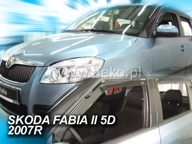 Ветробрани Team HEKO за SKODA FABIA (2007-2015) 5 врати - 4бр. предни и задни - Avtozona