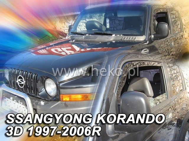 Ветробрани Team HEKO за SSANGYONG ACTYON (2007 + ) 5 врати - 4бр. предни и задни - Avtozona